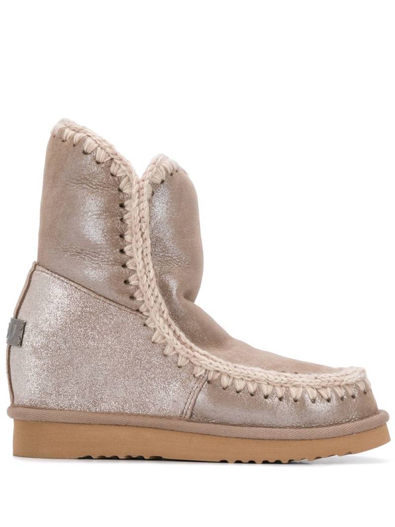 Mou Eskimo Wedge snow boots - Grey von Mou