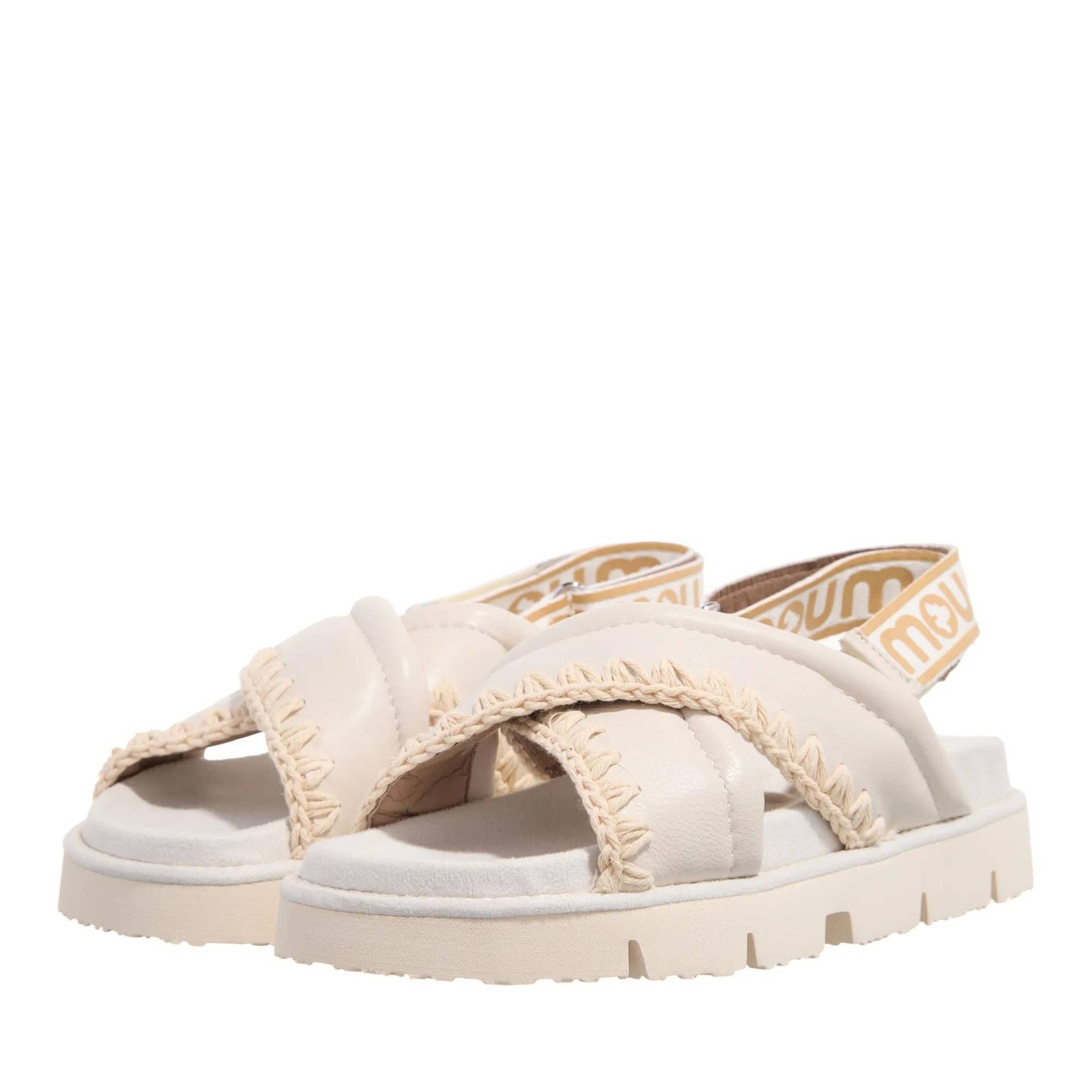 Mou Sandalen - NEW BIO Nr.03 CRISS - Gr. 40 (EU) - in Creme - für Damen von Mou