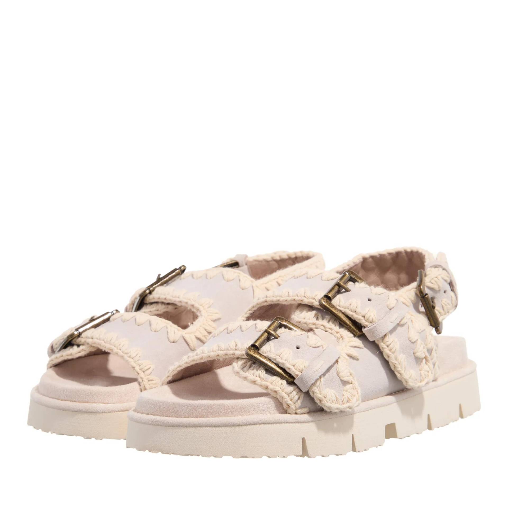 Mou Sandalen - NEWBIO Nr.02 Buckles - Gr. 39 (EU) - in Beige - für Damen von Mou