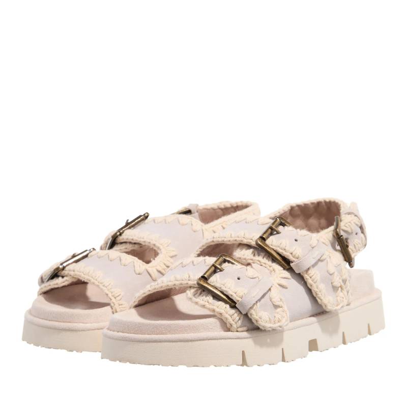 Mou Sandalen - NEWBIO Nr.02 Buckles - Gr. 38 (EU) - in Beige - für Damen von Mou