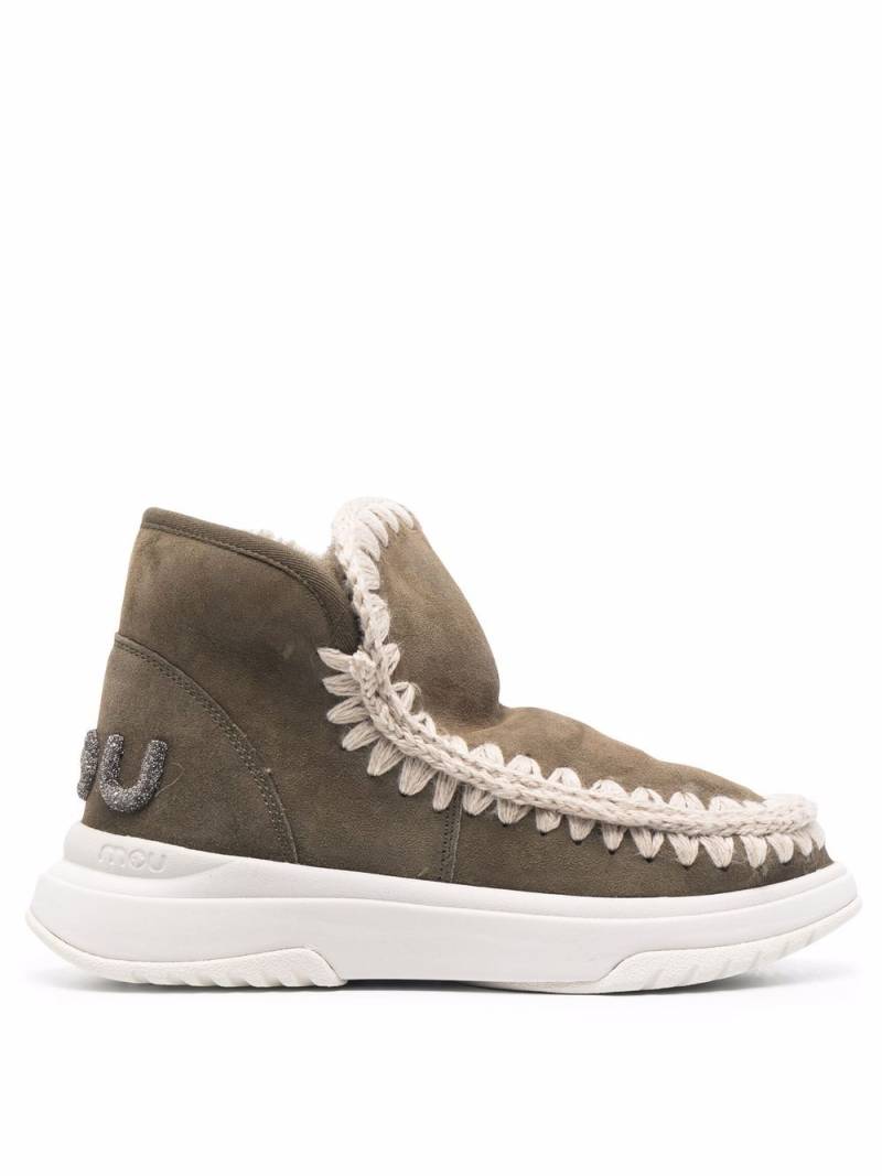 Mou eskimo whipstich sneakers - Green von Mou