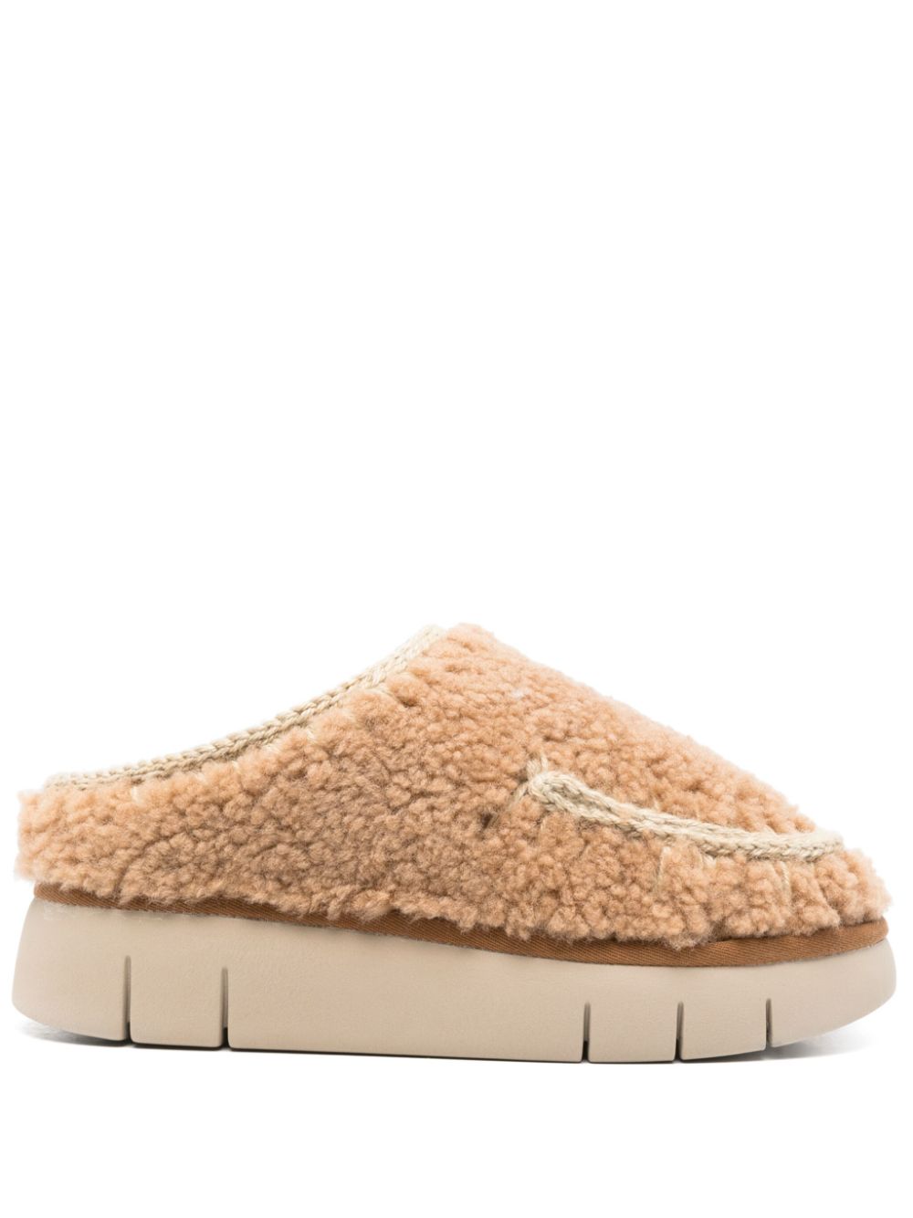 Mou shearling slides - Brown von Mou