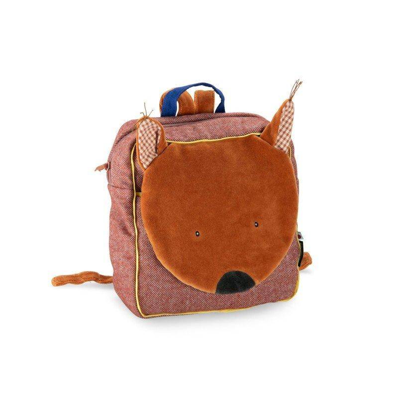 Rucksack Eichhörnchen Pomme Des Bois Mädchen Multicolor ONE SIZE von Moulin Roty