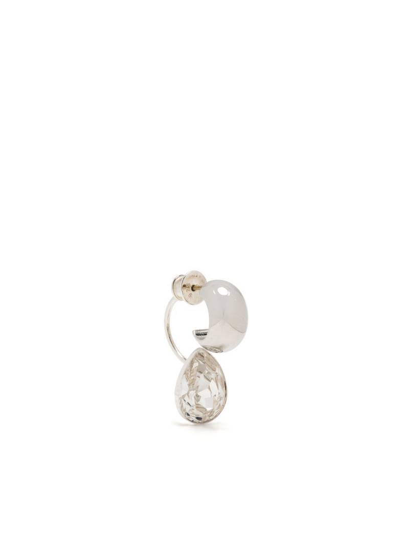 Mounser Gemini single hoop earring - Silver von Mounser