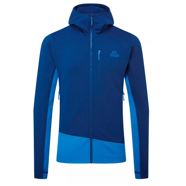 Mountain Equipment - Durian Hooded Jacket - Fleecejacke Gr L blau von Mountain Equipment