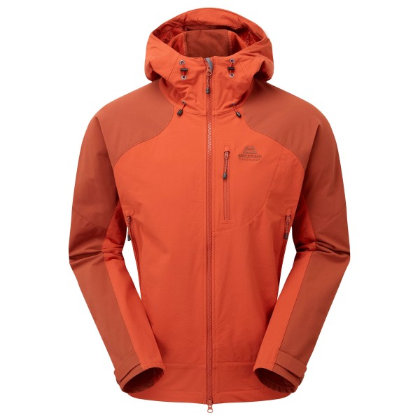 Mountain Equipment - Frontier Hooded Jacket - Softshelljacke Gr L rot von Mountain Equipment