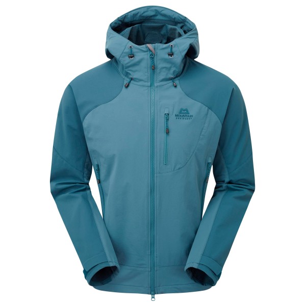 Mountain Equipment - Frontier Hooded Jacket - Softshelljacke Gr XL türkis von Mountain Equipment