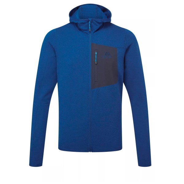 Mountain Equipment - Lumiko Hooded Jacket - Fleecejacke Gr L blau von Mountain Equipment