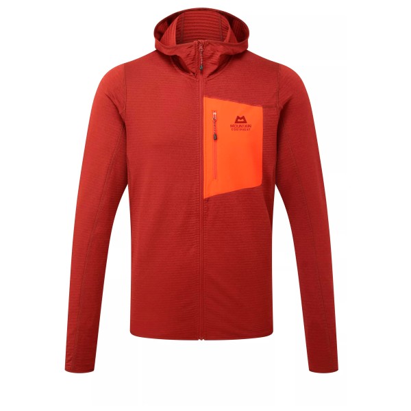 Mountain Equipment - Lumiko Hooded Jacket - Fleecejacke Gr XXL rot von Mountain Equipment