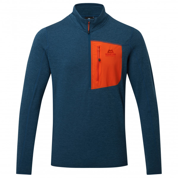 Mountain Equipment - Lumiko Zip T - Fleecepullover Gr L blau von Mountain Equipment