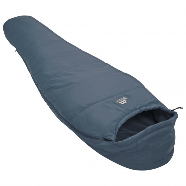 Mountain Equipment - Lunar I - Kunstfaserschlafsack Gr Long - Body Size: 200 cm;Regular - Body Size: 185 cm blau/grau von Mountain Equipment