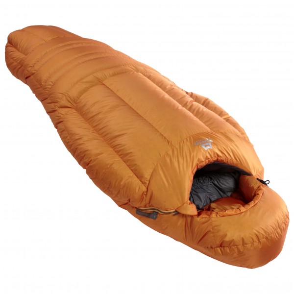 Mountain Equipment - Snowline - Daunenschlafsack Gr Long - 219x80 cm braun/orange von Mountain Equipment