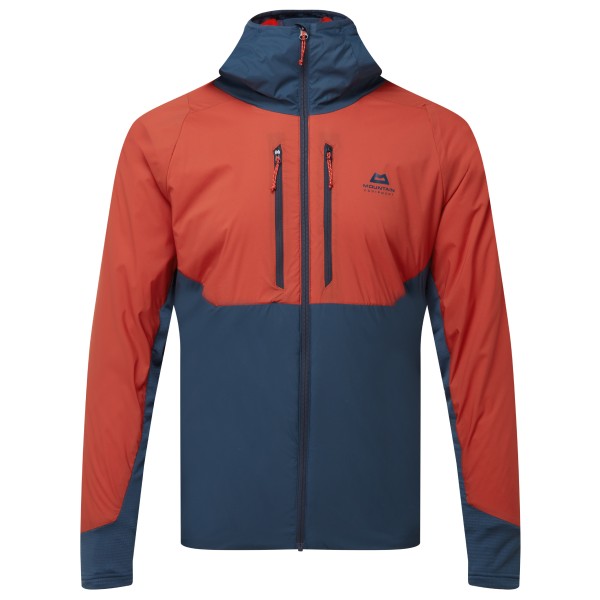 Mountain Equipment - Switch Pro Hooded Jacket - Fleecejacke Gr M rot/blau von Mountain Equipment