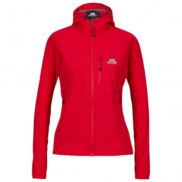 Mountain Equipment - Women's Echo Hooded Jacket - Softshelljacke Gr 10;12;14;16;8 blau;rot von Mountain Equipment