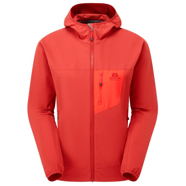 Mountain Equipment - Women's Echo Hooded Jacket - Softshelljacke Gr 10 rot von Mountain Equipment