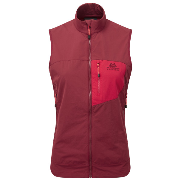 Mountain Equipment - Women's Echo Vest - Softshellgilet Gr 10;12;14;16;8 rot;schwarz von Mountain Equipment