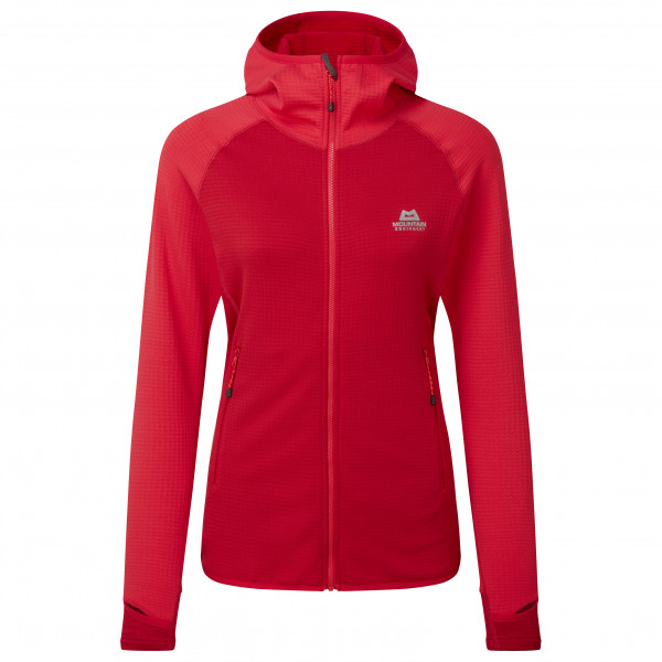 Mountain Equipment - Women's Eclipse Hooded Jacket - Fleecejacke Gr 12 rot von Mountain Equipment