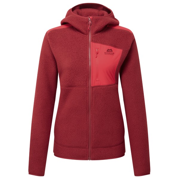 Mountain Equipment - Women's Highpile Hooded Jacket - Fleecejacke Gr 10 rot von Mountain Equipment