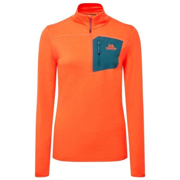 Mountain Equipment - Women's Lumiko Zip T - Fleecepullover Gr 10;12;14;16;8 blau;orange;rot von Mountain Equipment