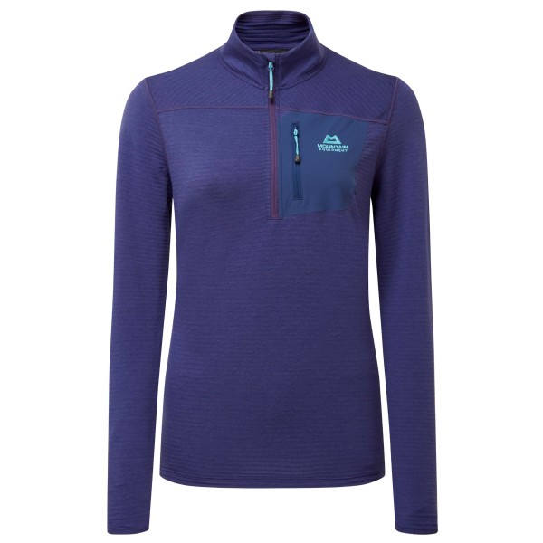 Mountain Equipment - Women's Lumiko Zip T - Fleecepullover Gr 10 blau von Mountain Equipment