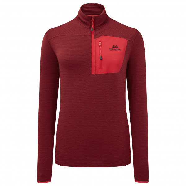 Mountain Equipment - Women's Lumiko Zip T - Fleecepullover Gr 10 rot von Mountain Equipment