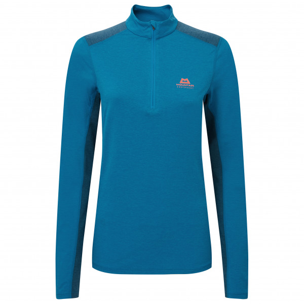 Mountain Equipment - Women's Nava L/S Zip T - Funktionsshirt Gr 10;14 lila/rosa;türkis von Mountain Equipment