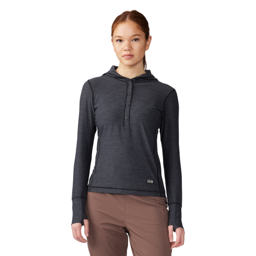 Mountain Hardwear Damen Chill Action Hoody - schwarz (Grösse: S) von Mountain Hardwear