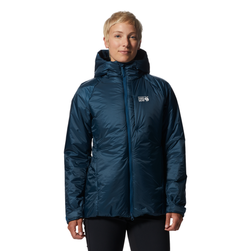 Mountain Hardwear Damen Compressor Hoody - blau (Grösse: M) von Mountain Hardwear