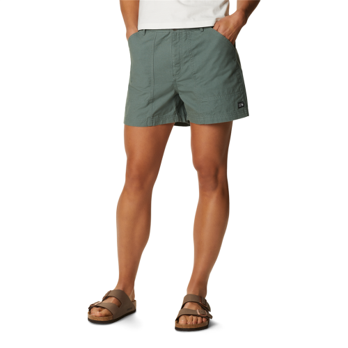 Mountain Hardwear Damen Cotton Ridge Short - grün (Grösse: 2) von Mountain Hardwear