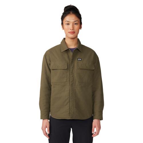 Mountain Hardwear Damen Flannel Shacket - grün (Grösse: L) von Mountain Hardwear