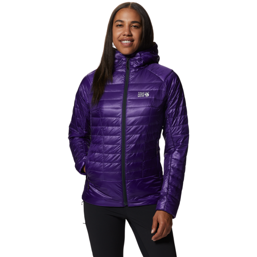 Mountain Hardwear Damen Ghost Shadow Hoody - violett (Grösse: L) von Mountain Hardwear