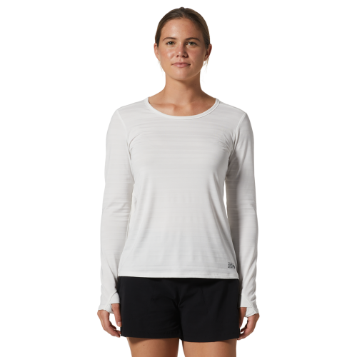 Mountain Hardwear Damen Mighty Stripe™ Long Sleeve - weiss (Grösse: XS) von Mountain Hardwear