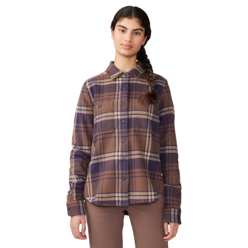 Mountain Hardwear Damen Plusher Long Sleeve Shirt - violett (Grösse: M) von Mountain Hardwear