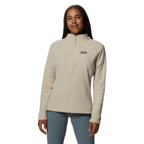 Mountain Hardwear Damen PolartecВ® Microfleece 1/4 Zip - beige (Grösse: L) von Mountain Hardwear