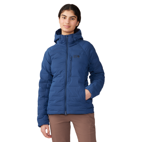 Mountain Hardwear Damen Stretchdown Hoody - blau (Grösse: M) von Mountain Hardwear