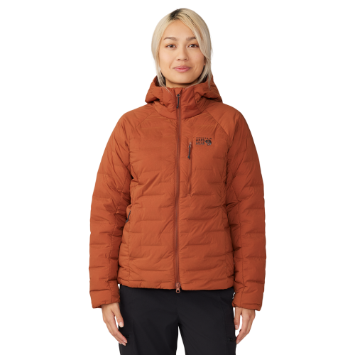 Mountain Hardwear Damen Stretchdown Hoody - rot (Grösse: S) von Mountain Hardwear