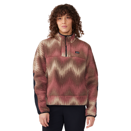 Mountain Hardwear HiCamp™ Fleece Printed Pullover - mehrfarbig (Grösse: S) von Mountain Hardwear