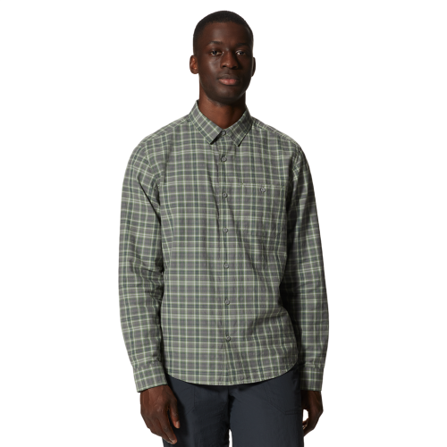 Mountain Hardwear M Big Cottonwood LS Shirt - grün (Grösse: M) von Mountain Hardwear