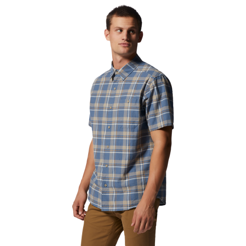 Mountain Hardwear M Big Cottonwood SS Shirt - blau (Grösse: L) von Mountain Hardwear