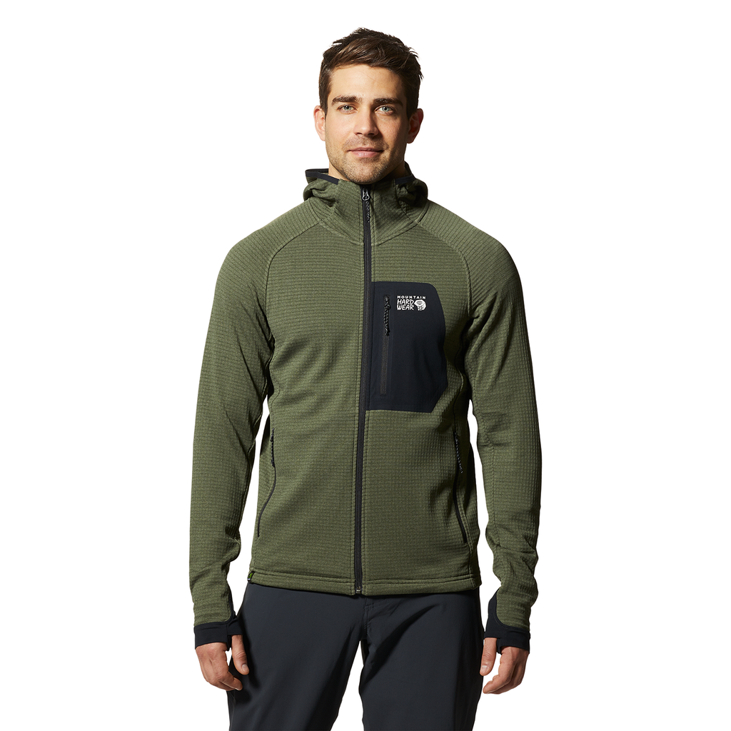 Mountain Hardwear M Polartec® Power Grid™ Full Zip Hoody von Mountain Hardwear