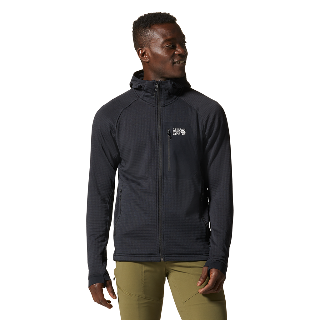 Mountain Hardwear M Polartec Power Grid Full Zip Hoody von Mountain Hardwear