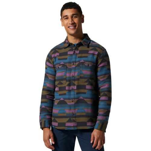 Mountain Hardwear M grünite Peak Long Sleeve Flannel Shirt - blau (Grösse: L) von Mountain Hardwear