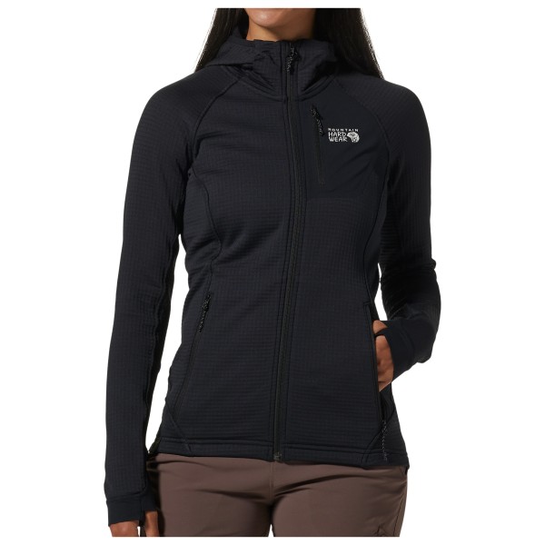 Mountain Hardwear - Women's Polartec Power Grid Full Zip - Fleecejacke Gr XS schwarz von Mountain Hardwear