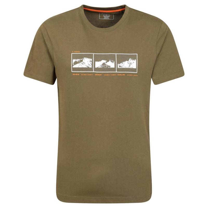 3 Peaks Tshirt Herren Grün M von Mountain Warehouse