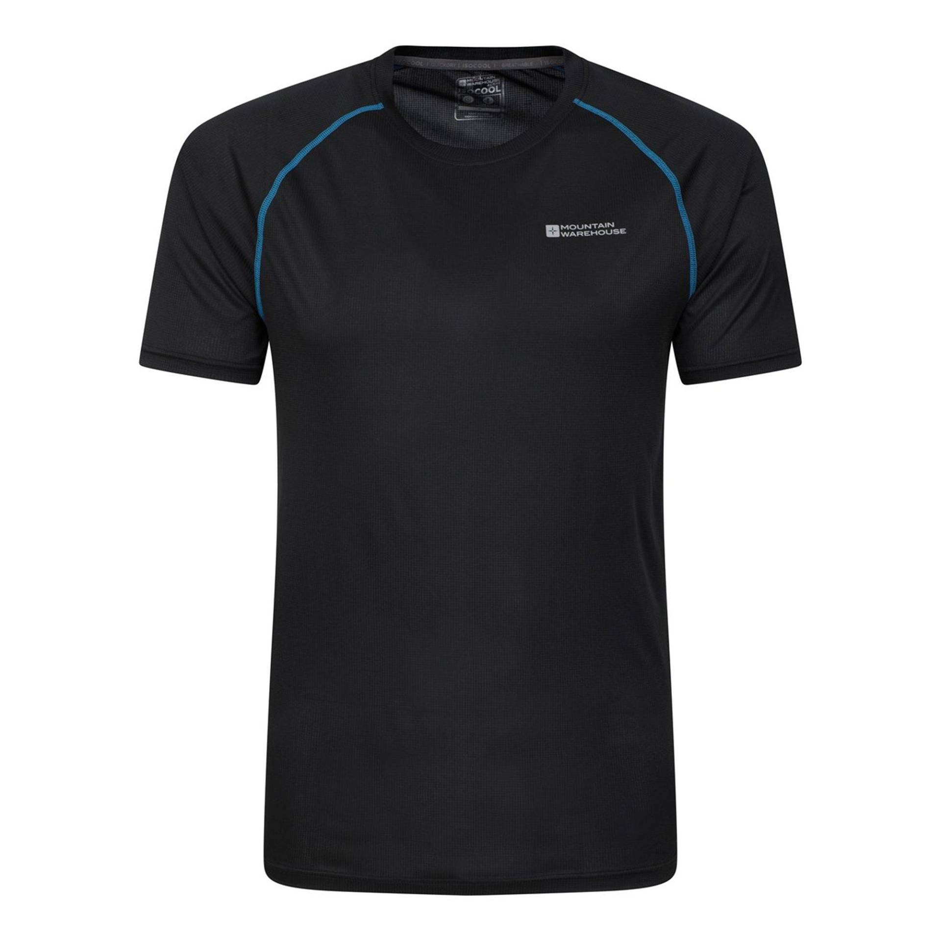 Aero Ii Tshirt Herren Schwarz XXS von Mountain Warehouse