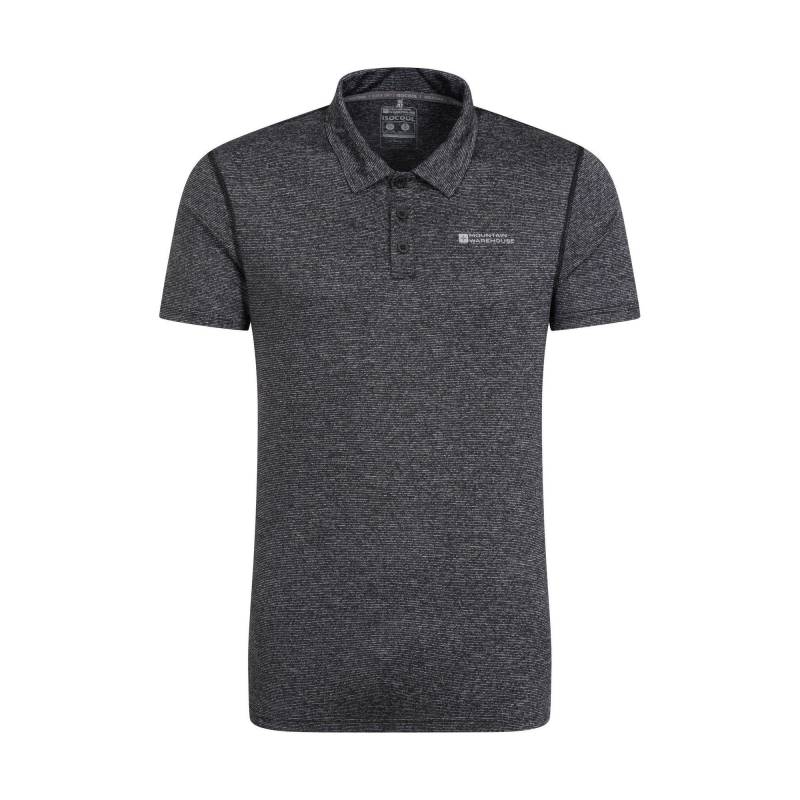 Agra Poloshirt Herren Schwarz L von Mountain Warehouse