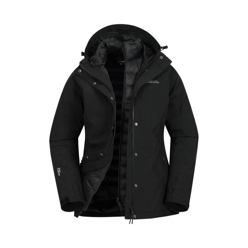 Mountain Warehouse - Alaskan Steppjacke, für Damen, Schwarz, Größe 36 von Mountain Warehouse