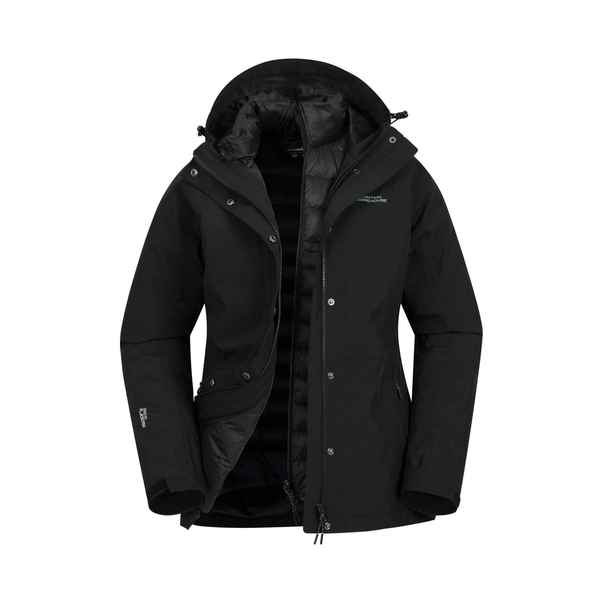 Mountain Warehouse - Alaskan Steppjacke, für Damen, Schwarz, Größe 46 von Mountain Warehouse