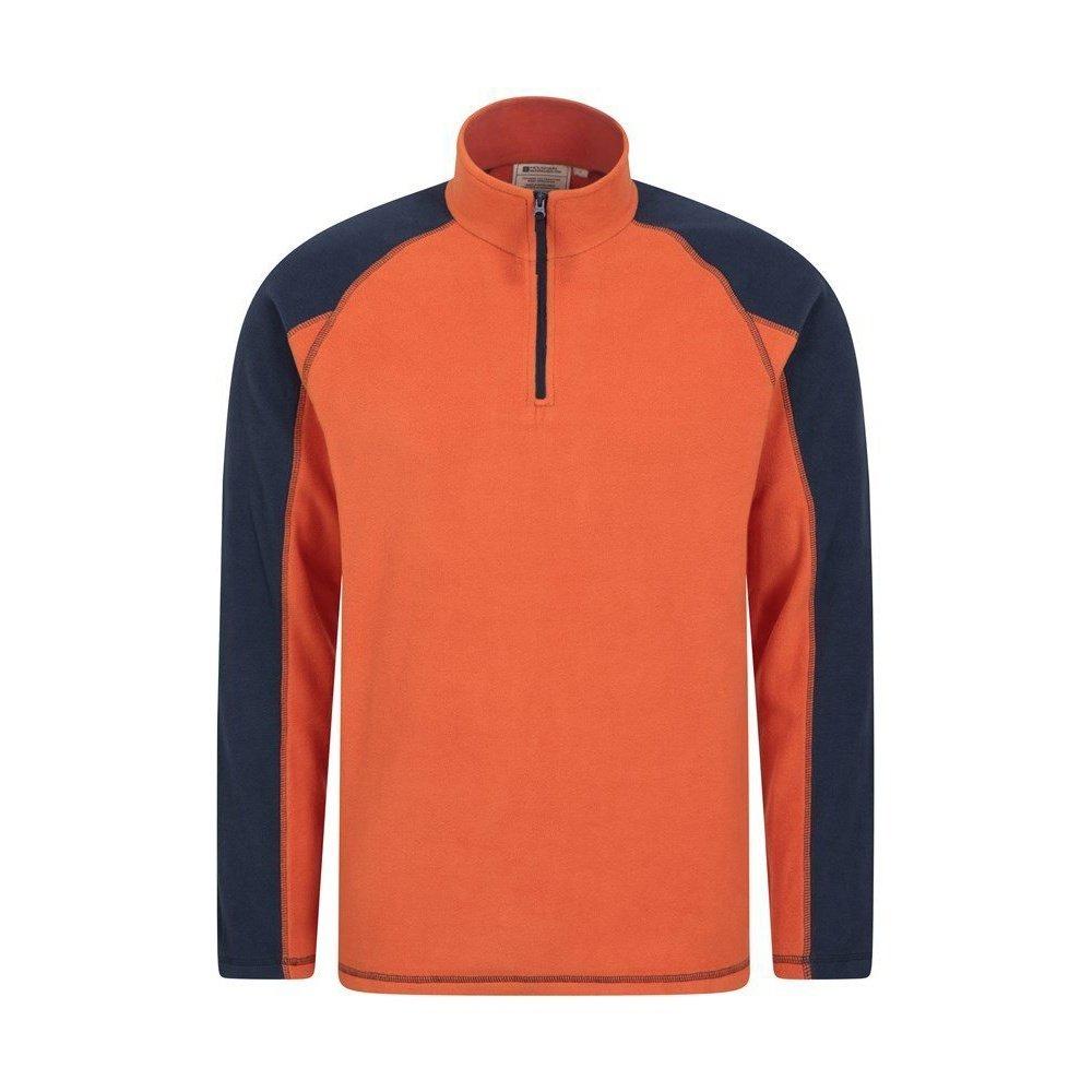 Mountain Warehouse - Ashbourne FleeceOberteil, für Herren, Orange, Größe XS von Mountain Warehouse