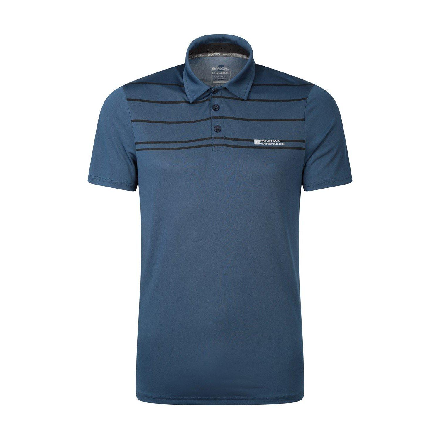 Away Poloshirt Herren Blau M von Mountain Warehouse